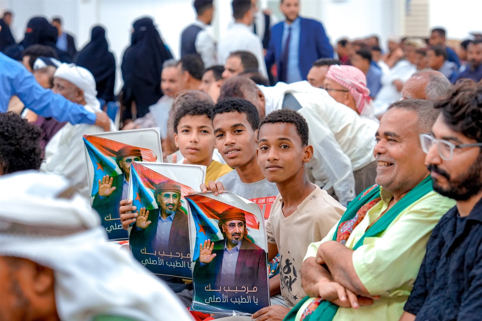 اللقاء الموسع للرئيس الزُبيدي بمختلف شرائح المجتمع بمحافظة حضرموت