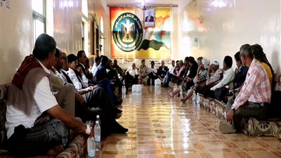 لقاء موسع بالضالع يبحث احتياجات المواطنين والإسهام في حلحلتها 