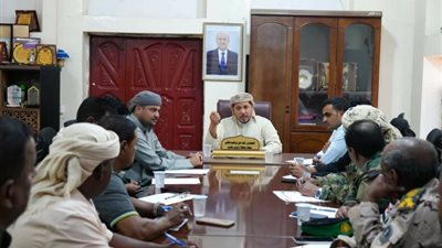 ‏اللجنة الأمنية في سقطرى تناقش عدداً من القضايا الأمنية والعسكرية