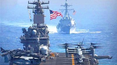 تدمير زورق حوثي مفخخ و18 صاروخاً مضاداً للسفن بغارات جوية أمريكية 