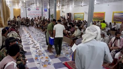 انتقالي شبوة يجمع أبناء المحافظة على مائدة إفطار جماعي ويؤكد على وحدة الصف 