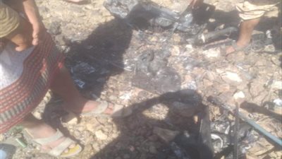 دفاعات القوات الجنوبية تسقط طائرة مسيرة حوثية في جبهة حمالة كرش الحدودية