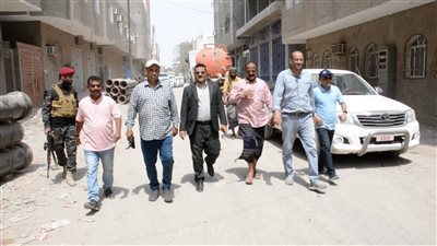 باخبيرة والداؤودي يتفقدان مشروع انشاء شبكة الصرف الصحي بالمنصورة 