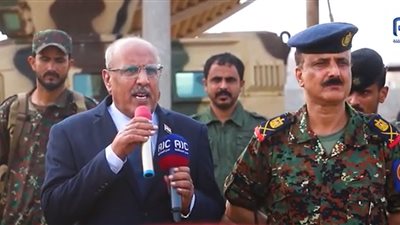 كلمة علي الكثيري رئيس الجمعية الوطنية أثناء زيارته للقوات الخاصة