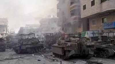 القسام تعلن تدمير 3 دبابات وناقلة جند وجرافة عسكرية لجيش الاحتلال