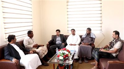 رئيس انتقالي المهرة يبحث مع مدير عام الغيضة تعزيز التعاون والتنسيق المشترك 