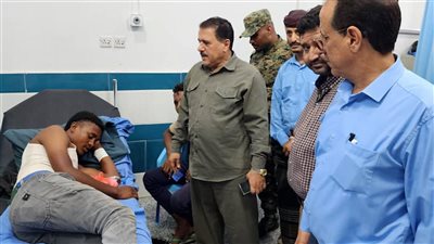 العميد جبر يتفقد موقع تفجير محطة الغاز ويطلع على جهود فرق التحقيق الجنائي