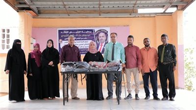 توزيع الحقائب المدرسية لطلاب ذوي الاحتياجات الخاصة بالعاصمة عدن