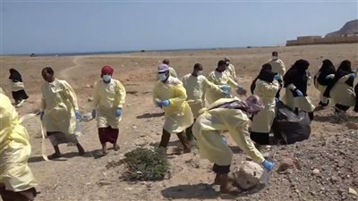 سقطرى تستعد للموسم السياحي الجديد بحملة نظافة واسعة 