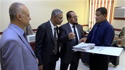 رئيس هيئة التفتيش القضائي يدشّن حملة التفتيش الدوري على النيابات بالعاصمة عدن
