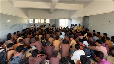 المعلم قدوة.. ندوة ثقافية لطلاب ثانوية خالد بمديرية رُصُد 