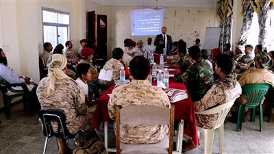 اختتام دورة تدريبية بالقانون الإنساني وحقوق الإنسان في الضالع بمشاركة الصليب الأحمر