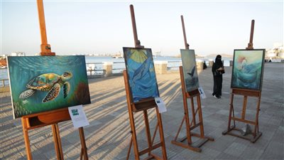 معرض صور لأكثر من 30 فنانًا وفنانة بعدن يجمع بين الإبداع والوعي البيئي