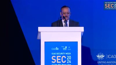 وزير النقل يشارك في اجتماع مسقط لإقرار إعلان لأمن الطيران المدني الدولي