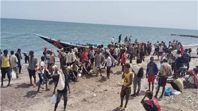 أكثر من 150 مهاجرًا إفريقيا في قبضة الأمن بشبوة واستمرار تدفق المهاجرين