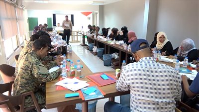 الدورة التدريبية بدليل ومفاهيم السلامة المجتمعية لأفراد شرطة خورمكسر