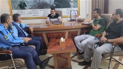 الداودي والقلعة يبحثان الترتيبات النهائية لإشارات المرور في المنصورة 