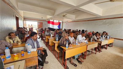 انتقالي رضوم يحيي حفلاً تأبيناً للفقيد سالم عوض قسيبة