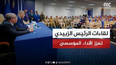 فيديوجرافيك| لقاءات الرئيس الزُبيدي.. 