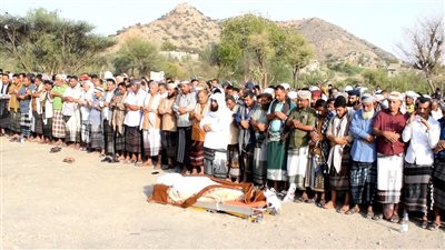 تشييع مهيب لجثمان نائب رئيس جامعة لحج