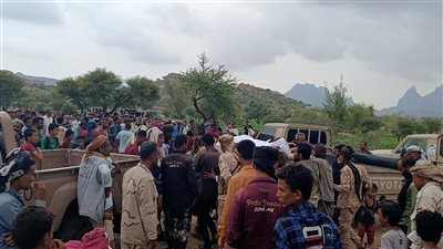 الضالع تودّع الشهيد البطل مدين عبدالله الأشول بموكب جنائزي مهيب