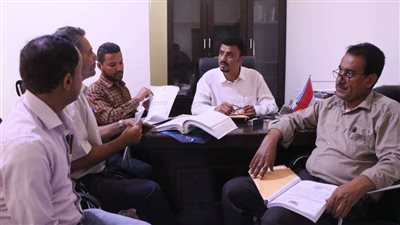 فريق التوجيه والرقابة الرئاسي يطلع على عمل إدارة الشهداء والجرحى بتنفيذية انتقالي الضالع