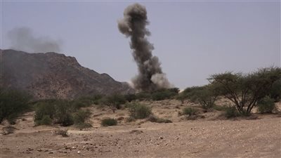 مقتل عناصر إرهابية بنيران القوات المسلحة في وادي عومران بأبين 