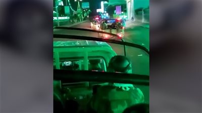 استهداف طقم حوثي بقذيفة 