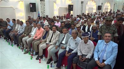 أبين تحتفي بالذكرى الـ62 لثورة 14 أكتوبر المجيدة بحفلٍ خطابي وفني مهيب 