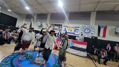 أبناء الجالية الجنوبية في مدينة شيكاغو الأمريكية يحتفلون بذكرى ثورة أكتوبر