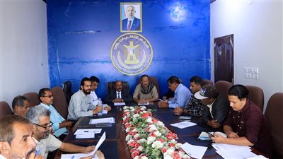 تنفيذية انتقالي شبوة تبحث المستجدات السياسية والتنظيمية بالمحافظة