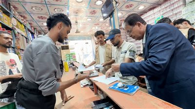 السلطة المحلية بصيرة تنفذ حملة ميدانية لضبط أسعار المواد الغذائية