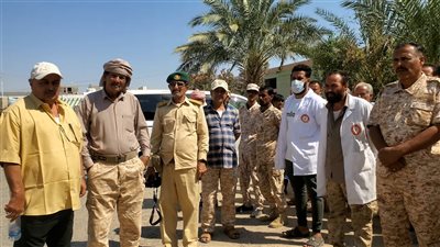 لجنة فنية من الخدمات الطبية العسكرية تقيم جاهزية مستشفى صلاح الدين العسكري