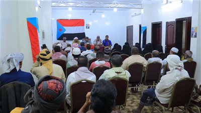 انتقالي تريم يعقد لقاءً موسعًا لمناقشة ترتيبات المشاركة في الفعالية الجماهيرية الكبرى بسيئون