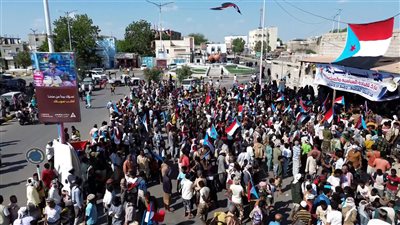 أبناء أبين يعلنون عن بدء اعتصام مفتوح حتى استعادة دولة الجنوب العربي