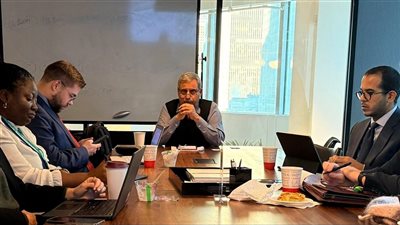 ممثل المجلس الانتقالي لدى الأمم المتحدة يلتقي بممثلي بعثات دول بمجلس الأمن 