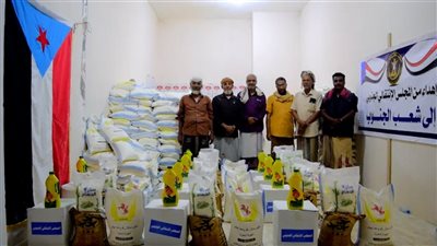 انتقالي شبام يستلم السلال الغذائية تمهيدًا لتدشين لتوزيعها على الأسر الأشد احتياجًا